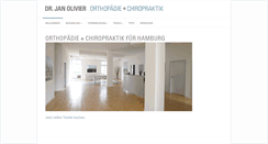 Desktop Screenshot of orthopaedie-olivier.de