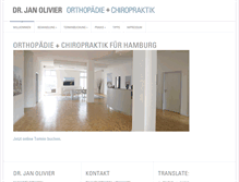 Tablet Screenshot of orthopaedie-olivier.de